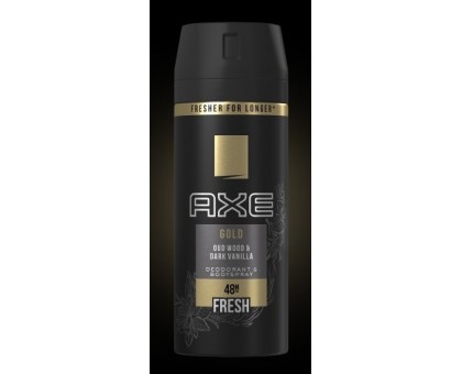 Мужской дезодорант Axe Gold спрей, 150мл