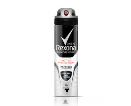 Мужской дезодорант Rexona Антибактериальный и Невидимый спрей, 150мл