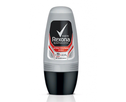 Мужской дезодорант Rexona Антибактериальный шариковый, 150мл