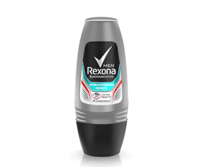 Мужской дезодорант Rexona Антибактериальная свежесть шариковый, 150мл