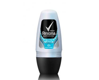 Мужской дезодорант Rexona Экстра свежесть шариковый, 150мл