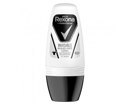 Мужской дезодорант Rexona Невидимый шариковый, 150мл
