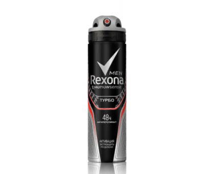 Мужской дезодорант Rexona Турбо спрей, 150мл