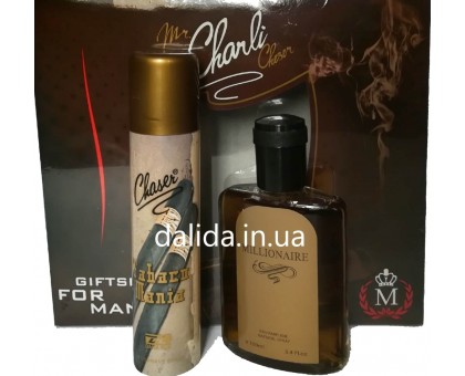 Мужской подарочный набор Mr. Charli Cheser Tabaco mania, дезодорант и парфюмированная вода