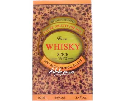 Вода туалетная мужская Whisky, 100ml