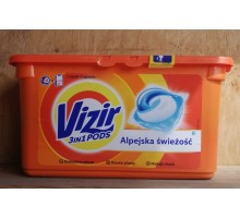 Капсулы для стирки белья Vizir Альпийская свежесть, 40шт.