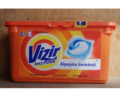 Капсулы для стирки белья Vizir Альпийская свежесть, 40шт.