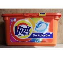 Капсулы для стирки белья Vizir для цветного, 41шт.