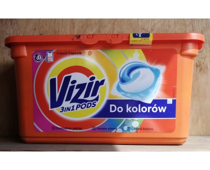 Капсулы для стирки белья Vizir для цветного, 41шт.