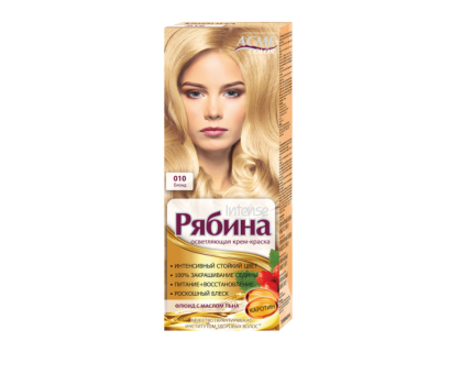 Краска для волос Рябина Intense 010 блонд