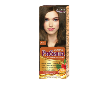 Краска для волос Рябина Avena 015 Темно-русый