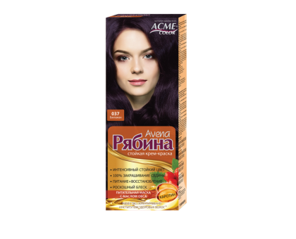 Краска для волос Рябина Avena 037 Баклажан