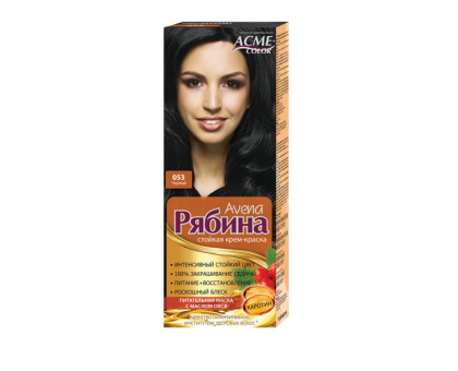 Краска для волос Рябина Avena 053 Черный