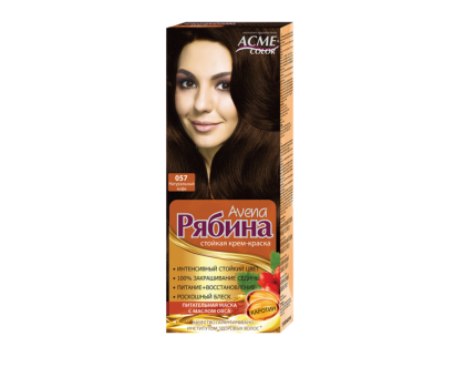 Краска для волос Рябина Avena 057 Натуральный кофе