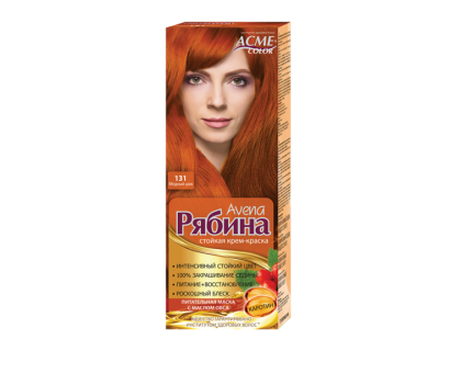 Краска для волос Рябина Avena 131 Медный шик