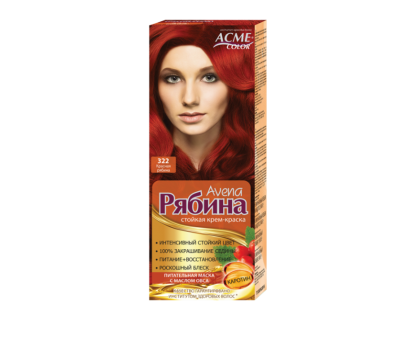 Краска для волос Рябина Avena 322 Красная рябина