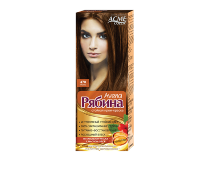 Краска для волос Рябина Avena 470 Мокко