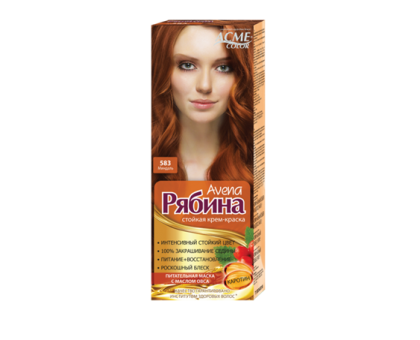 Краска для волос Рябина Avena 583 Миндаль
