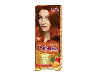 Краска для волос Рябина Avena 734 Тициан