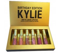 Kylie Birthday Edition помада-блеск 6шт.