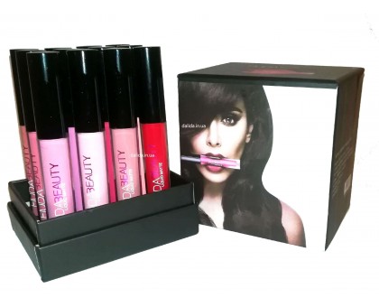 Kylie Huda 630 набор жидких матовых помад 12шт.