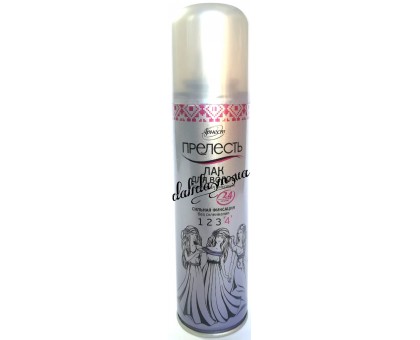 Лак для волос Прелесть эластичная формула, сильная степень фиксации, 160ml