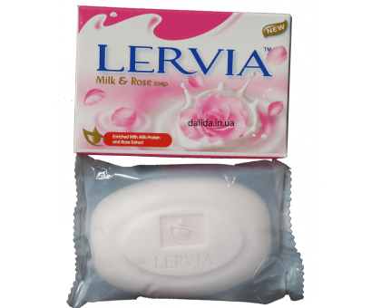 Мыло Lervia Молоко+Роза, 90г