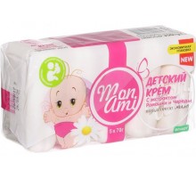 Мыло Mon Ami Детский крем 0+, 5х70г