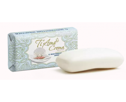 Мыло Ti Amo Crema с экстрактом жемчуга, 14 0г