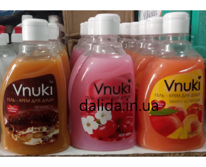 Гель-крем для душа Vnuki Тирамису, 400мл
