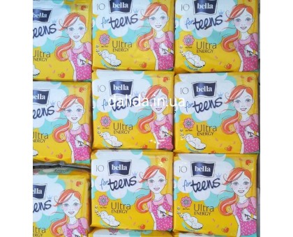 Прокладки для критических дней Bella for teens Ultra energy, 4 капли, 10шт.