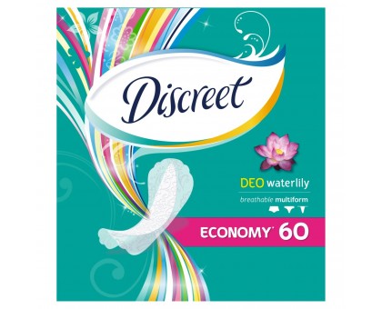 Ежедневные прокладки Discreet бирюза, 60шт.
