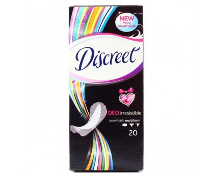 Ежедневные прокладки Discreet черные, 20шт.