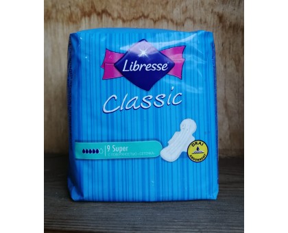 Прокладки для критических дней Libresse Classic Super , 5 капель, 8шт.