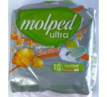 Прокладки для критических дней Molped Deo Floral normal, 4 капли, 10шт.